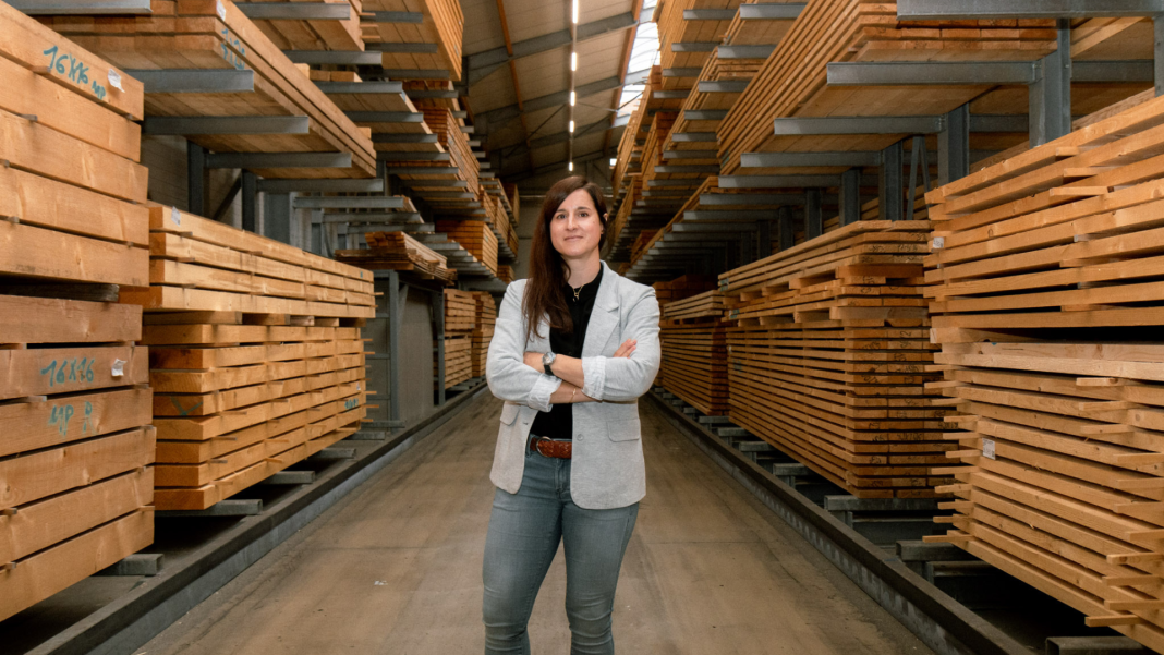 Corinne Brever, company manager of Bois Brever