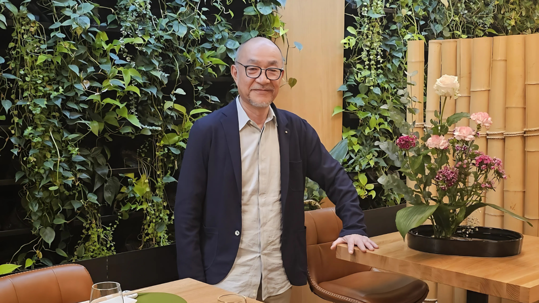 Hajime Miyamae pictured at Aké, a bistro-style Japanese experience which evolved from the initial Kamakura restaurant he opened in 1988 © Handout photo