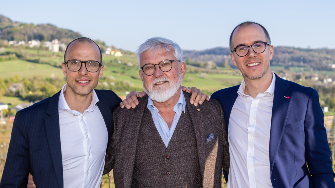 Servipay is a family-led innovation. Pictured: Etienne, François and Alexandre Renaux