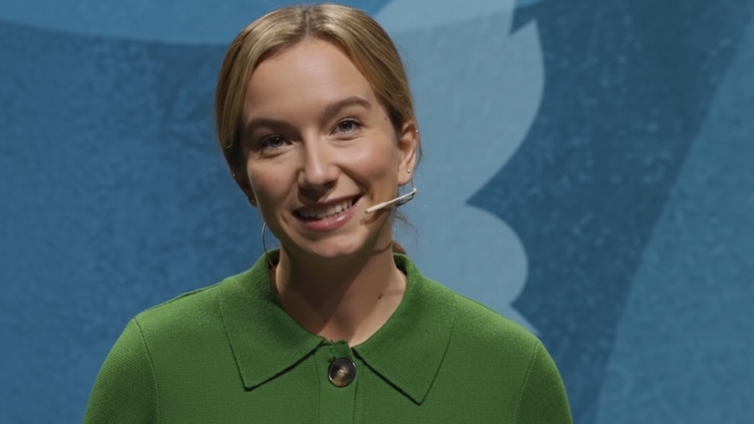 Activist Clover Hogan, pictured, delivered a powerful opening address