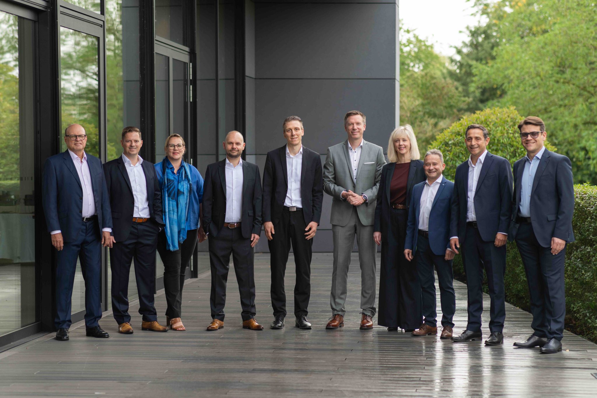 From left to right: Jean-Claude Lucius, Arnaud Delalle, Janique Bultot, Michael Duval, Nicolas Meyer, Loic Henrich, Julie Ratajczak, Etienne Pigeon, Jean-Philippe Mersy, Yannick Ravaine. Photo: Baker Tilly Luxembourg
