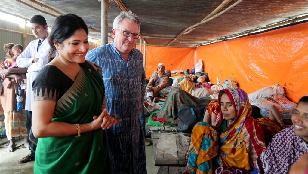 68th Ramon Magsaysay Award winner Runa Khan, pictured here with Friendship Luxembourg President Marc Elvinger; both serve as Co-Chairs of Friendship International © Courtesy Friendship