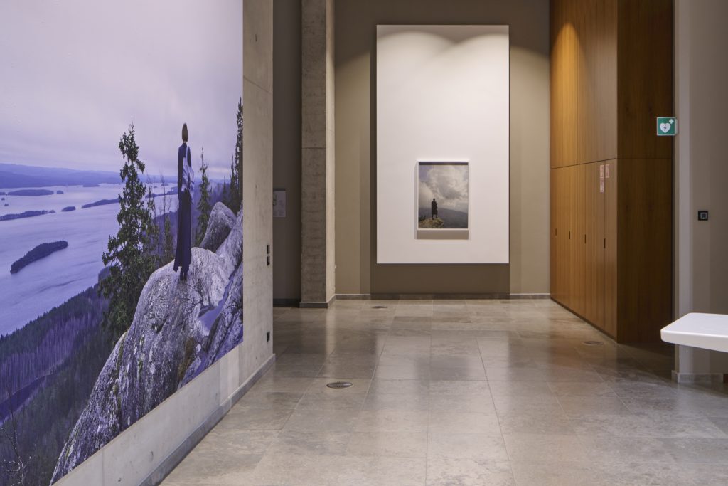 An in-situ image of Elina Brotherus’ exhibition, curated by Claire and Paul di Felice